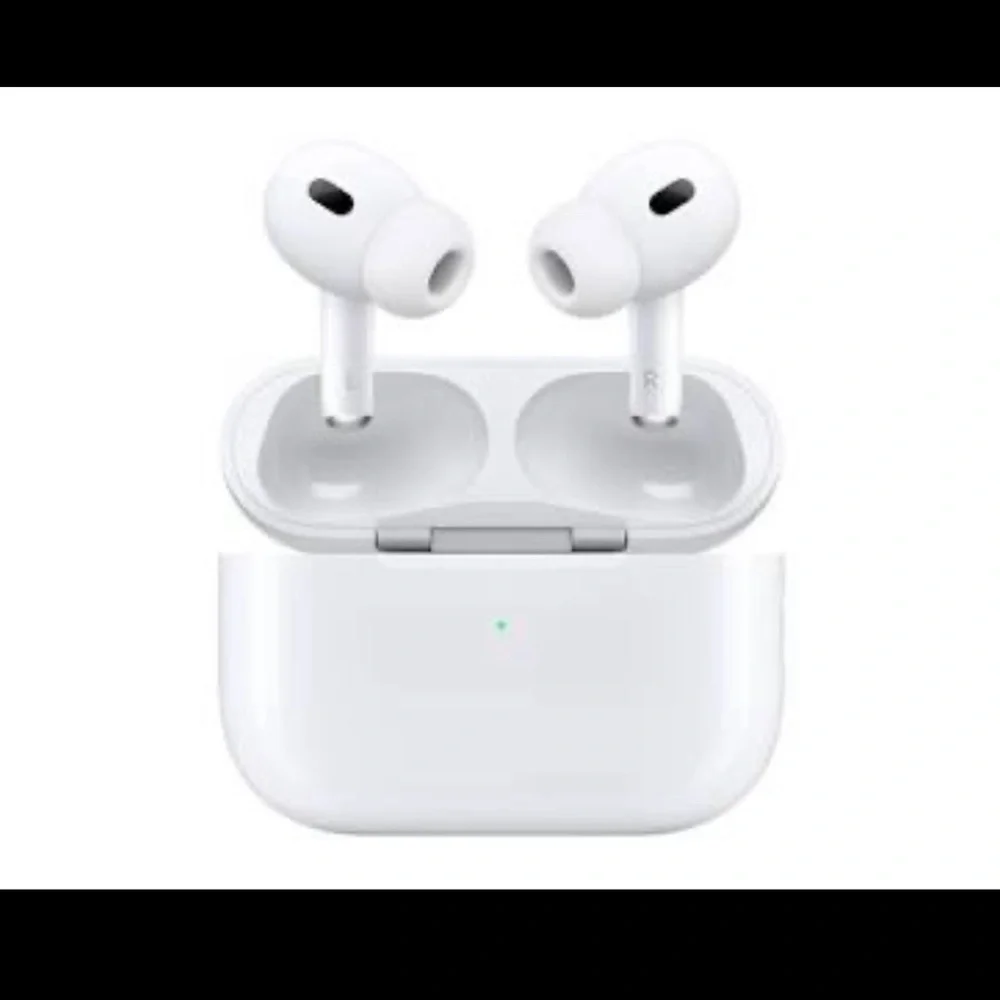 White AirPods Pro Gen 2with Wireless Charging Case